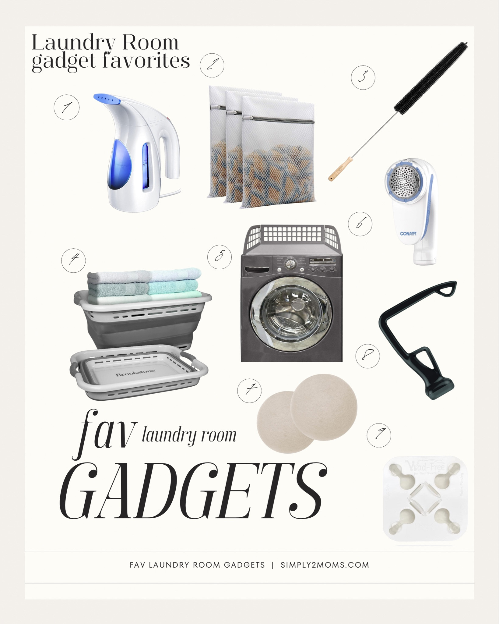 Upgrade your laundry room routine with some of our favorite gadgets including, laundry, baskets, a portable handheld, clothes steamer, a sweater shaver for garment care, and eco-friendly wool dryer balls. #laundryroom #laundry #homehacks 

#LTKfindsunder100 #LTKhome #LTKstyletip