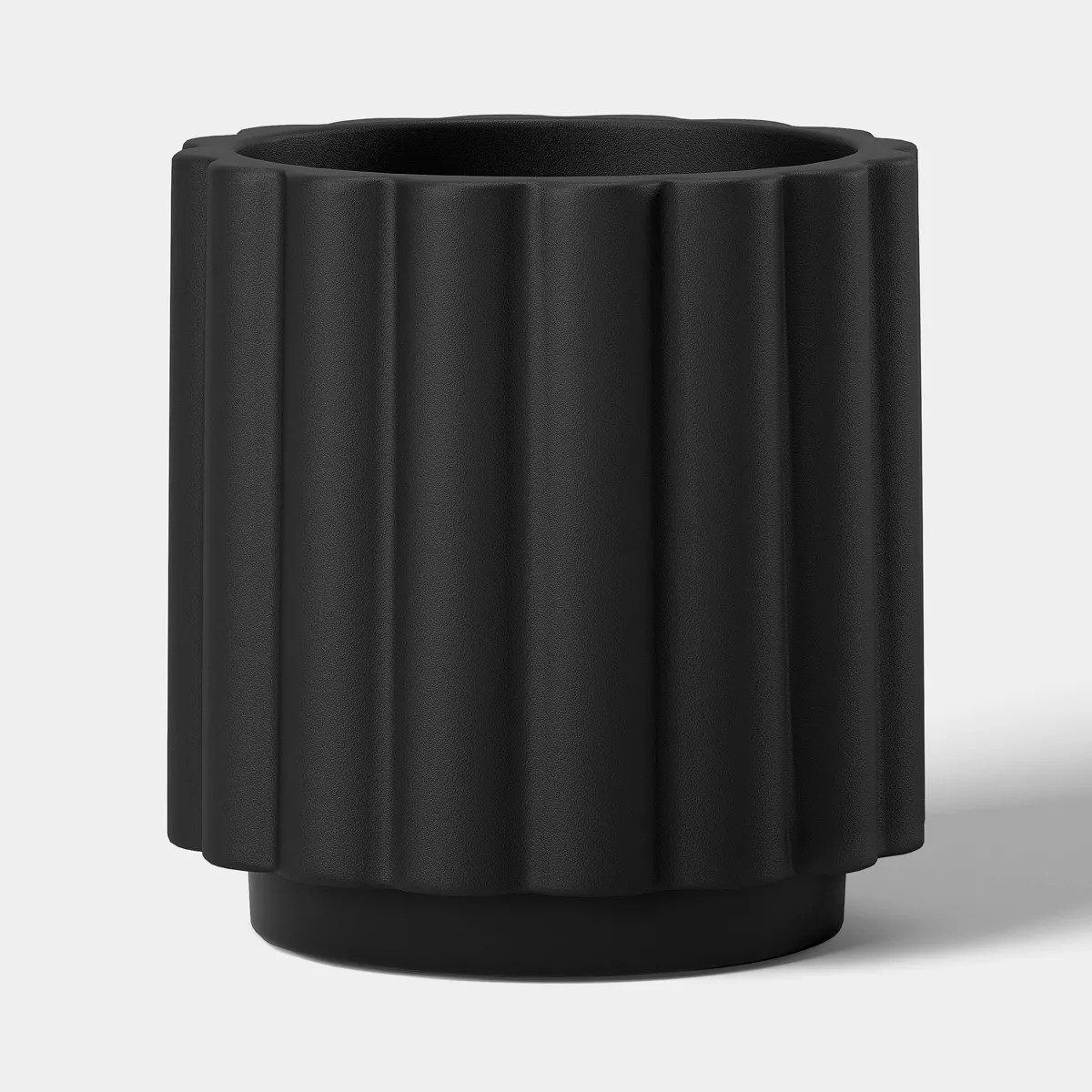 Geared Outdoor Planter Black 6"x 6" - Threshold™ | Target