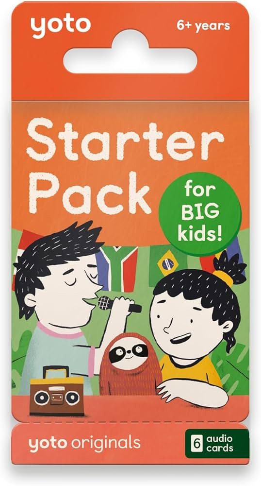 Yoto Starter Pack for Big Kids – 6 Kids Audio Cards for Use with Player & Mini All–in–1 Aud... | Amazon (US)