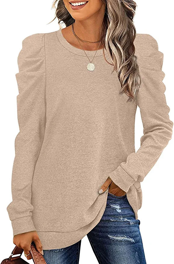 Sweaters for Women Cute Tunic Tops for Leggings Long Sleeve Shirts Fashion | Amazon (US)