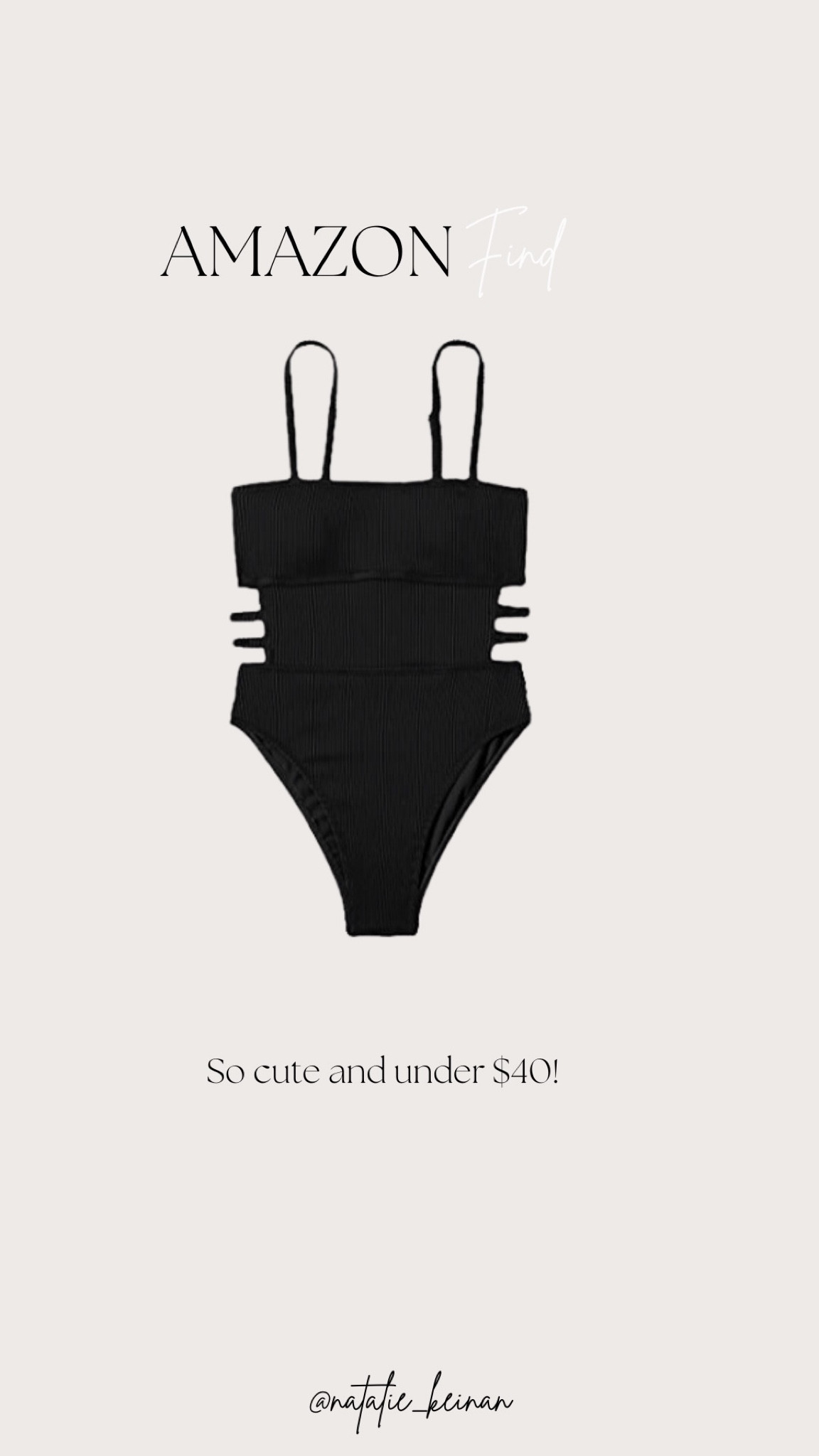 Loving this swimsuit from Amazon! Cut-out swimsuit from Amazon under $40.

#LTKstyletip #LTKswim #LTKFind