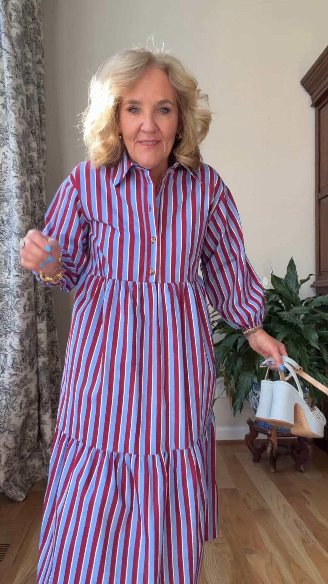  Anthropologie 20% off code NANETTE20 
Dress wearing size small petite. I checked the tag. Also? The sneakers are 20% off!! 

Linking all my anthropology dress favorites

 

#LTKspring #LTKOver40 #LTKSaleAlert