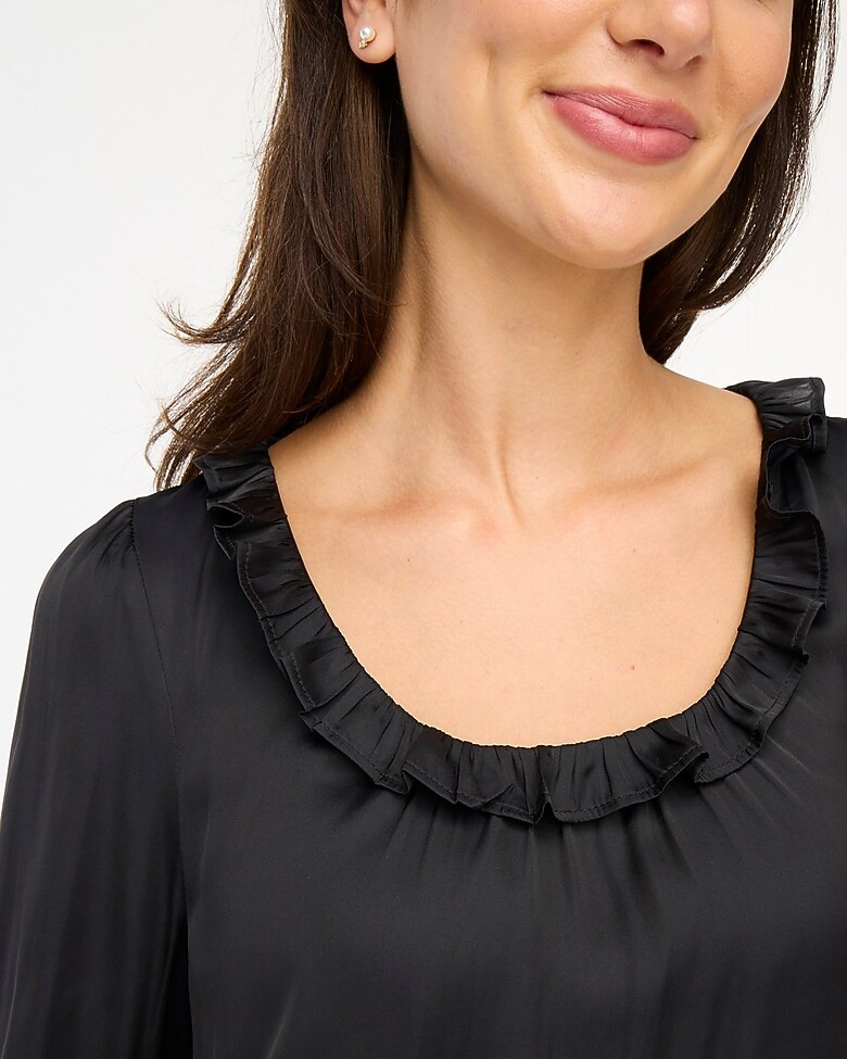 Ruffleneck top | J.Crew Factory