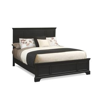 HOMESTYLES Bedford Black Queen Bed Frame-5531-500 - The Home Depot | The Home Depot