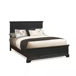 HOMESTYLES Bedford Black Queen Bed Frame 5531-500 - The Home Depot | The Home Depot