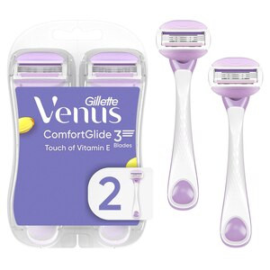 Gillette Venus ComfortGlide Dispoable Razors, 2 CT | CVS Health