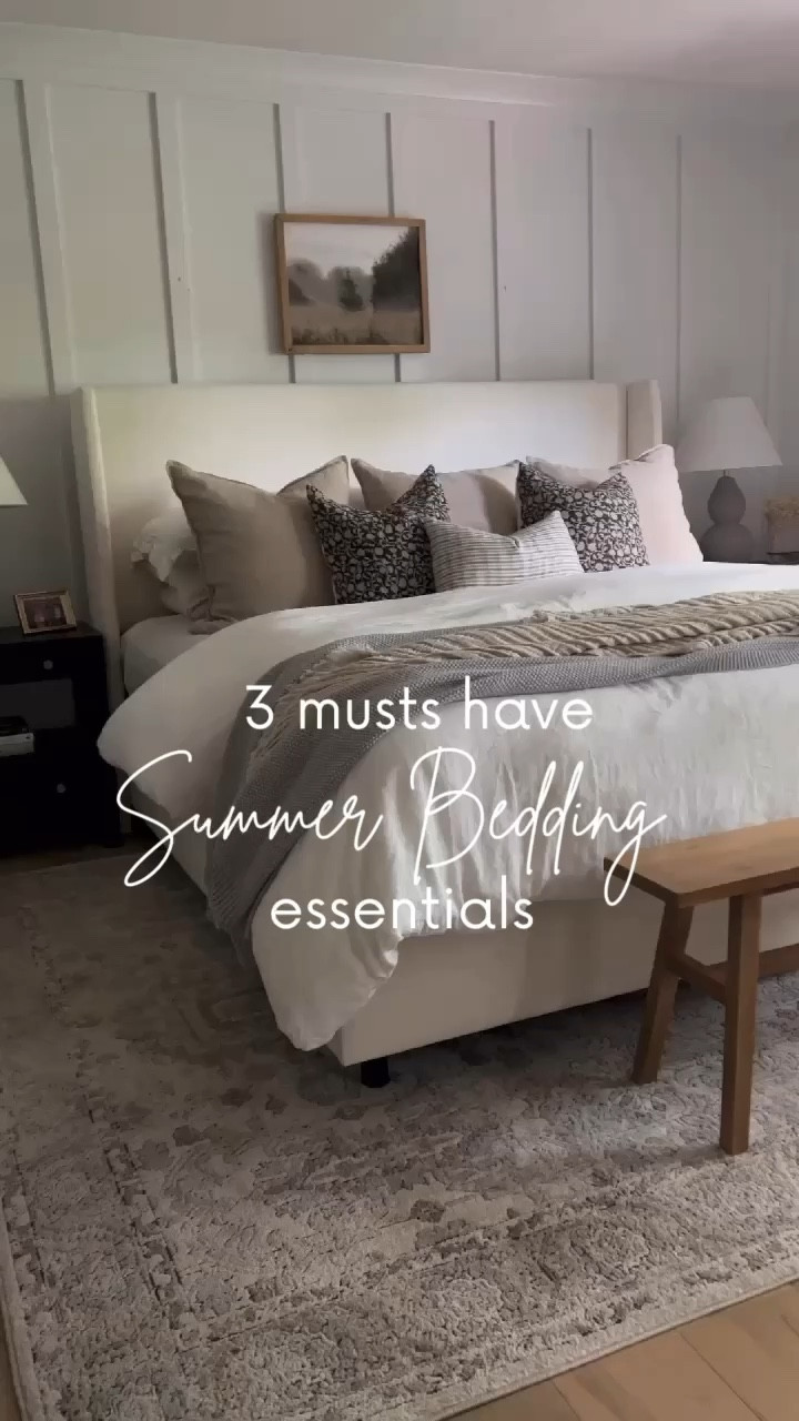 3 must have summer bedding essentials:
-this cooling duvet insert
-pretty textured light weight quilt
-floral pillows 

#LTKhome #LTKSeasonal #LTKFind