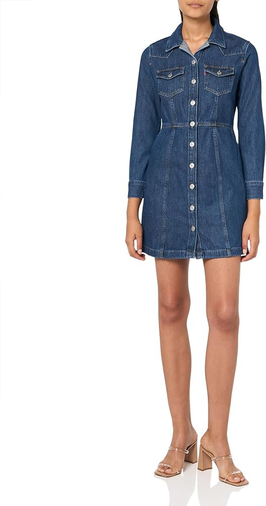 Levi's Women's Flynn Western Core Dress (Also Available in Plus) | Amazon (US)