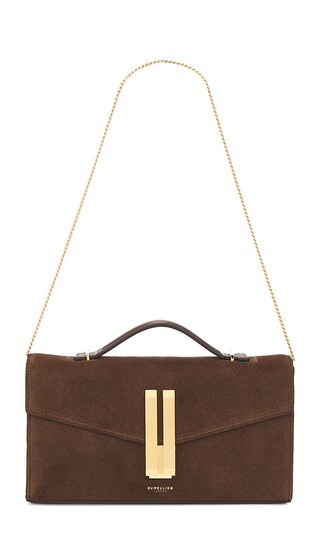 DeMellier London Vancouver Clutch Handbag in Brown. | Revolve Clothing (Global)