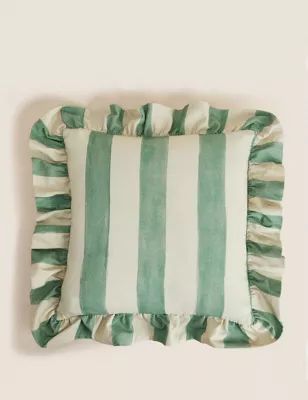 Pure Cotton Striped Cushion | Marks and Spencer US