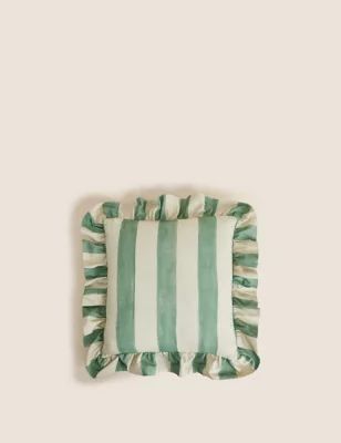 Pure Cotton Striped Cushion | Marks and Spencer US