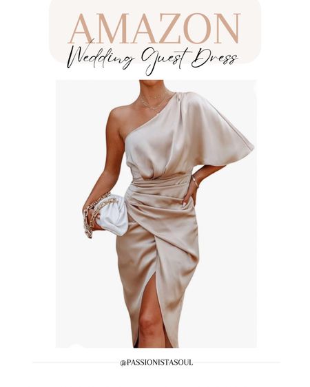 Wedding guest dress #weddingguest #weddingguestdress #dressinspo #fancydress #neutraldress 

#LTKwedding #LTKstyletip