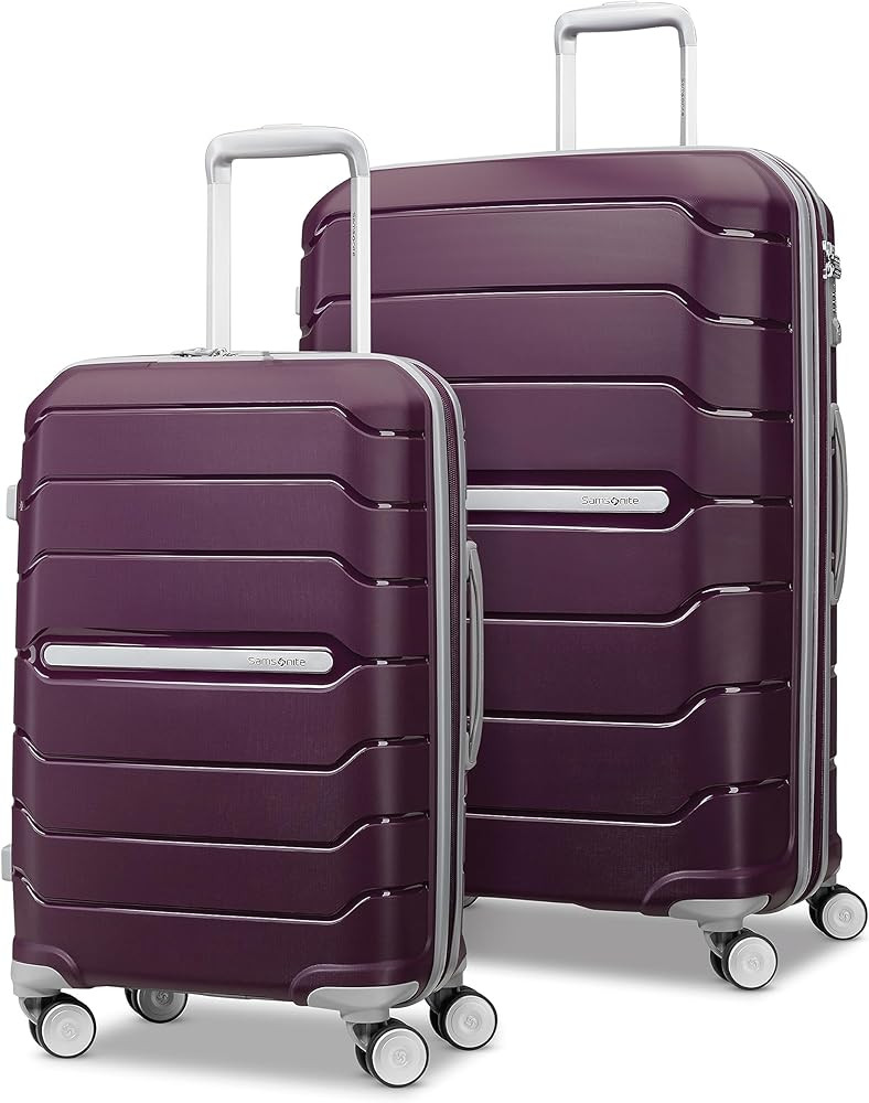 Samsonite Freeform 2-Piece Luggage Set - Carry-On & Large Checked Luggage with Dual Spinner Wheel... | Amazon (US)
