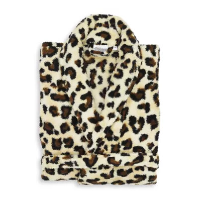 Linum Home Textiles Large/X- Large Super Plush Bathrobe in Leopard | Bed Bath & Beyond
