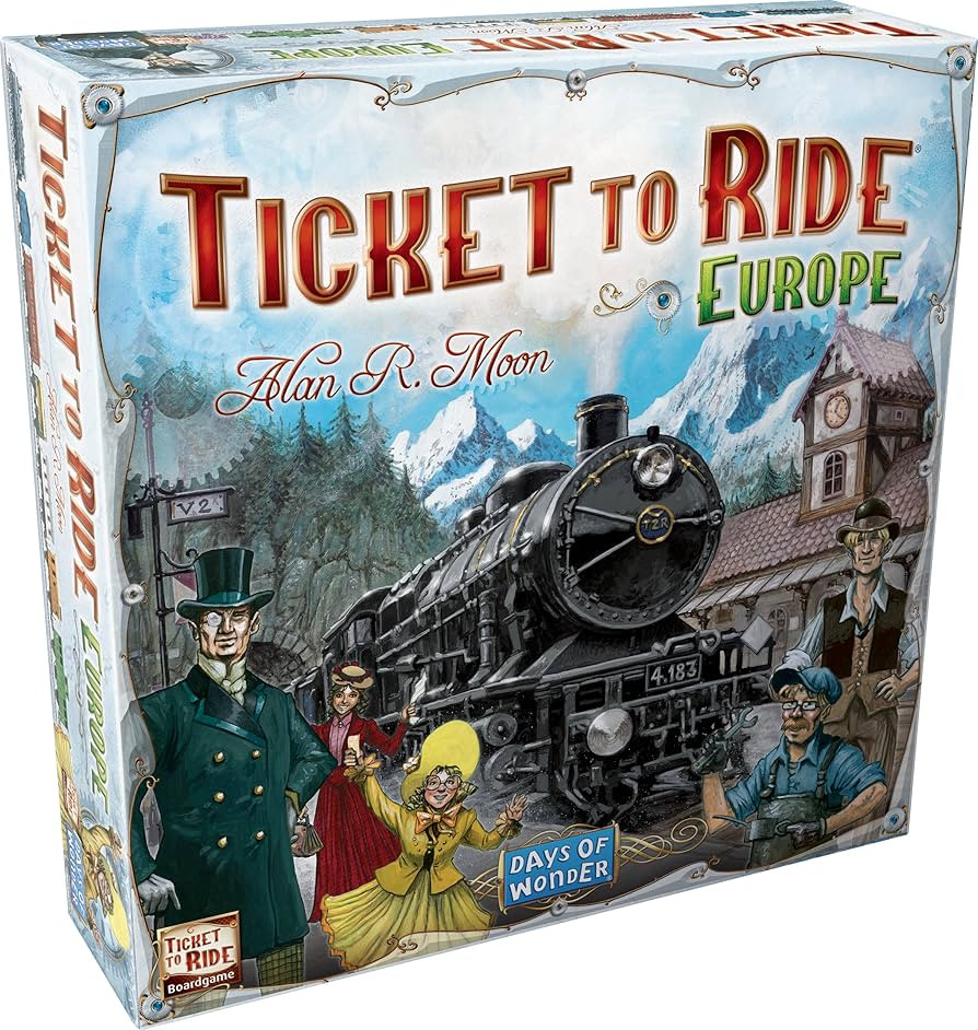 Ticket to Ride - Europe - Challenging Board Game - Travel through Europe - English - For the whol... | Amazon (US)