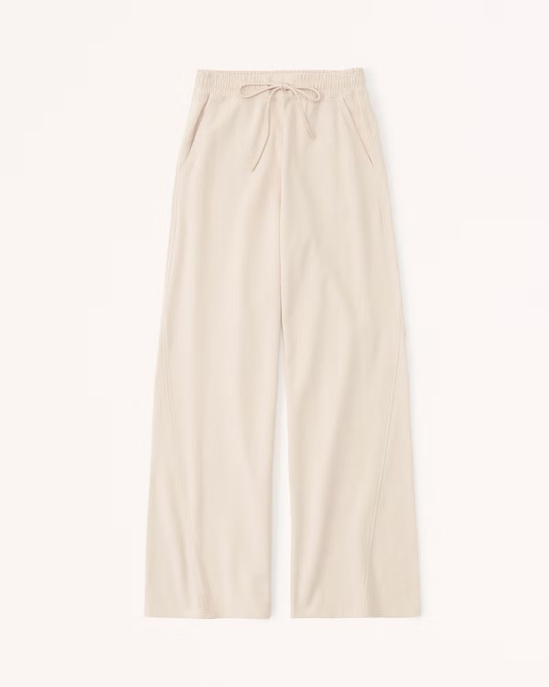 Luxe Terry Wide Leg Sweatpant | Abercrombie & Fitch (US)