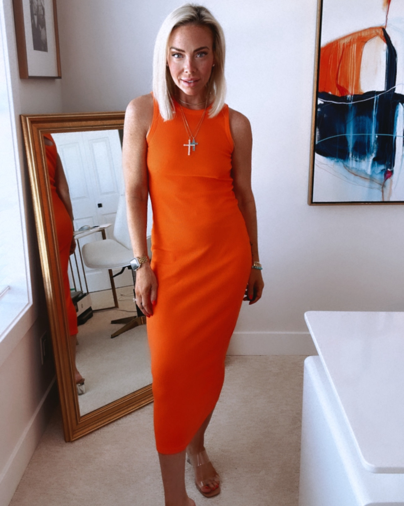 THIS DRESS IS TOO TOO TOO GOOD!!!!!!

I’m an extra small this dress runs true to size ! 

You must get these wedge heels for summer they go with everything! I wear a size 9 they run true to size. 

Make sure if you buy the Melinda Maria jewelry I am wearing to use code CORRINNE to get 10% off!

Xoxo,
CeCe 🙏

#LTKBeauty #StyleTip #OrangeisthenewBlack #LTKOrange #LTKFindsUnder50 #LTKU #LTKSaleAlert

#LTKSeasonal #LTKStyleTip #LTKFindsUnder100