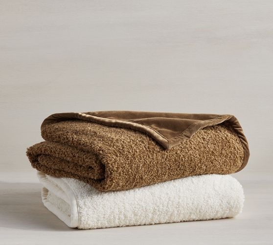Cozy Teddy Faux Fur Throw | Pottery Barn (US)