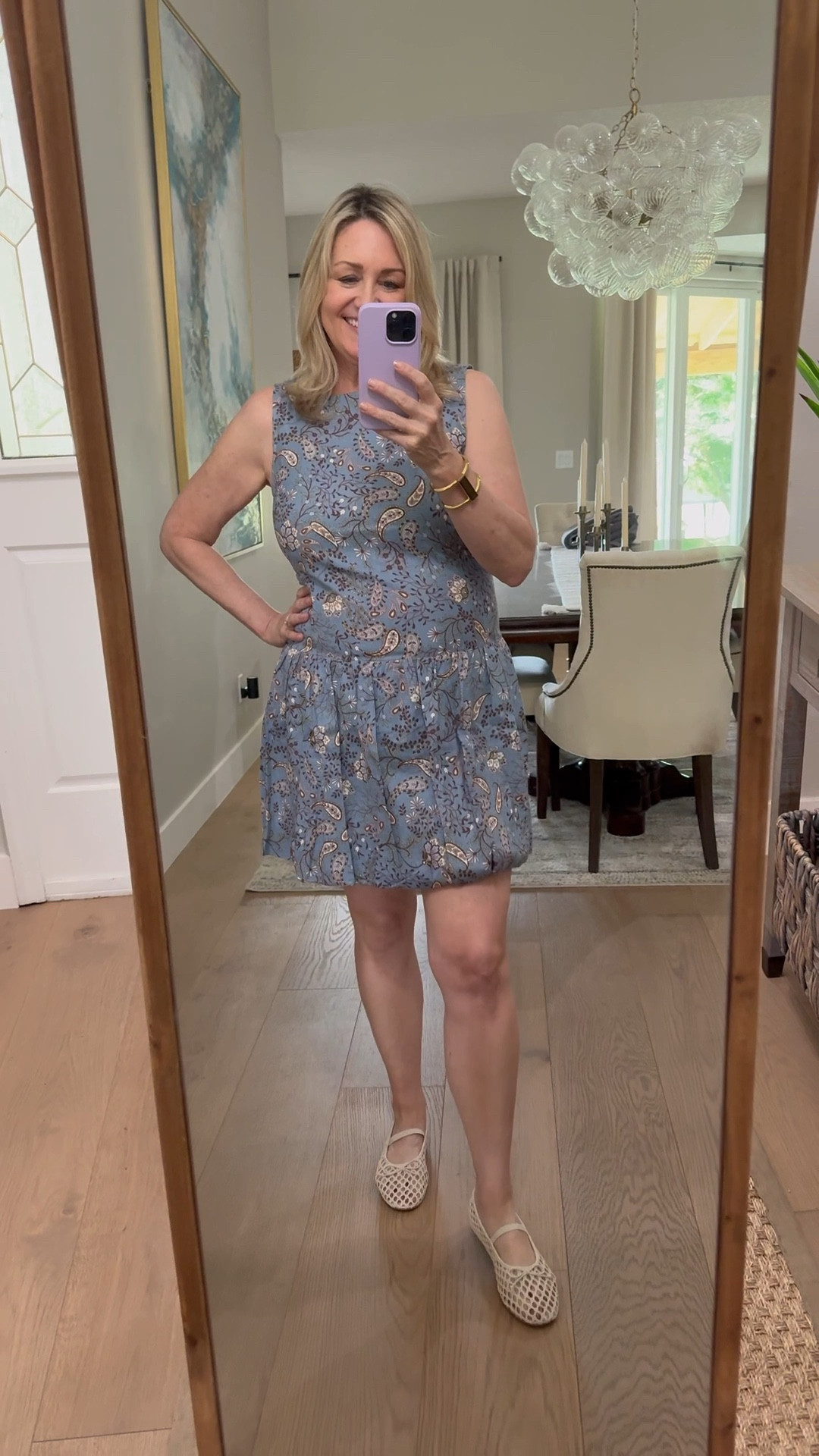 Super cute bubble hem dress and ballet flats for a spring outfit 

#LTKootd #LTKSeasonal #LTKMidsize