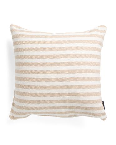 20x20 Indoor Outdoor Striped Pillow | TJ Maxx