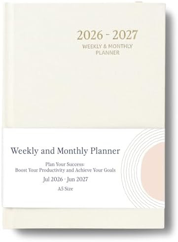 2026-2027 Planner - Weekly and Monthly Planner, July 2026 - June 2027, Linen Hardcover, 2026-2027... | Amazon (US)