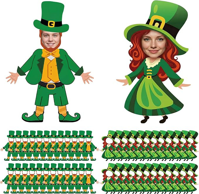 KatchOn, St. Patrick's Day Cutouts for Bulletin Board Decoration - Pack of 50 | DIY Photo Craft C... | Amazon (US)