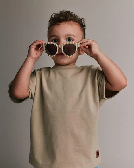 Toddler Stripe Sunglasses - Cream/Beige - Otter Avenue | Carter's | Carter's Inc