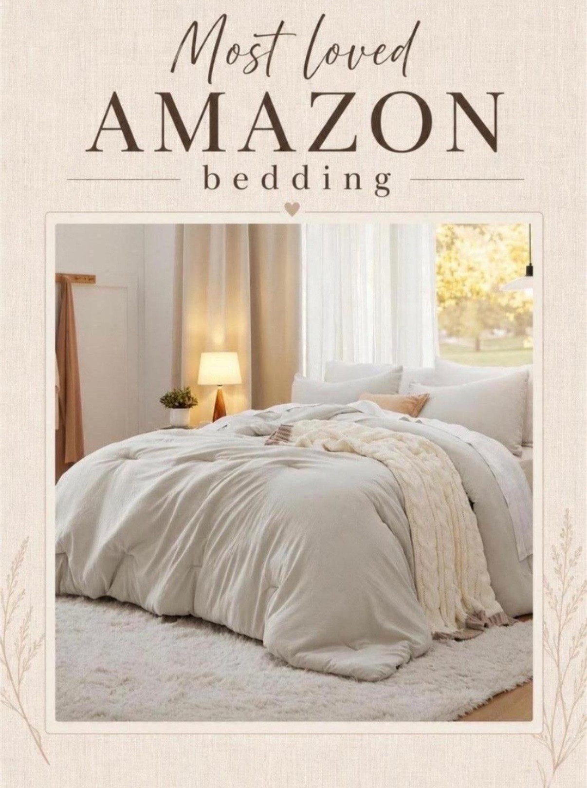 Most loved Amazon bedding