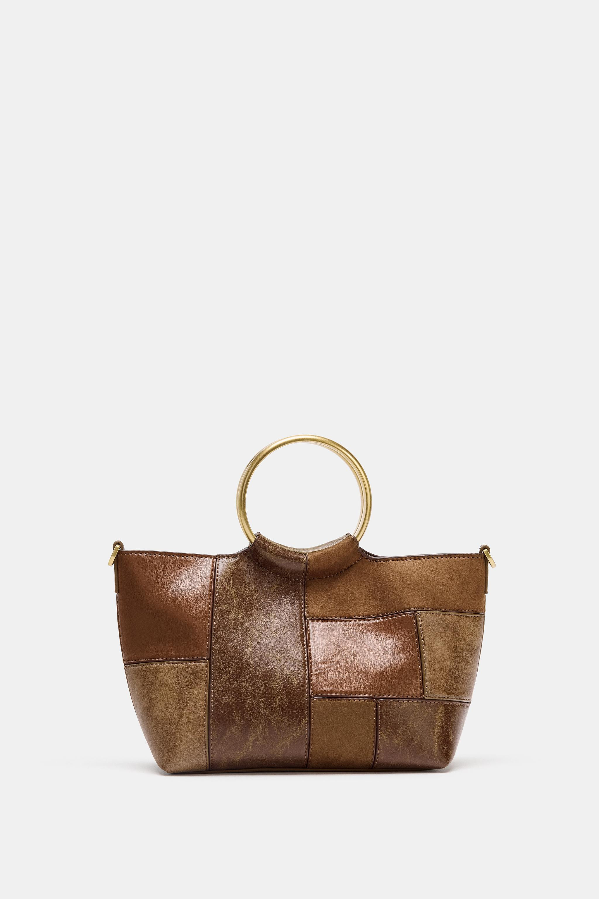 MINI SAC SEAU ANSES RIGIDES PATCHWORK | Zara FR