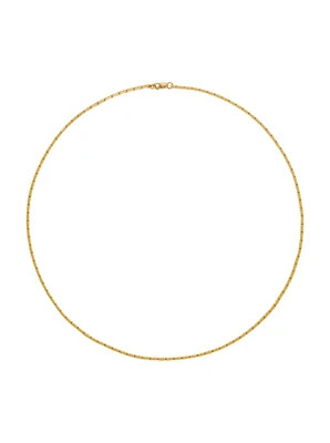 LINNEA NECKLACE WITH LAB DIAMOND ACCENT, 18K GOLD VERMEIL | Dorsey