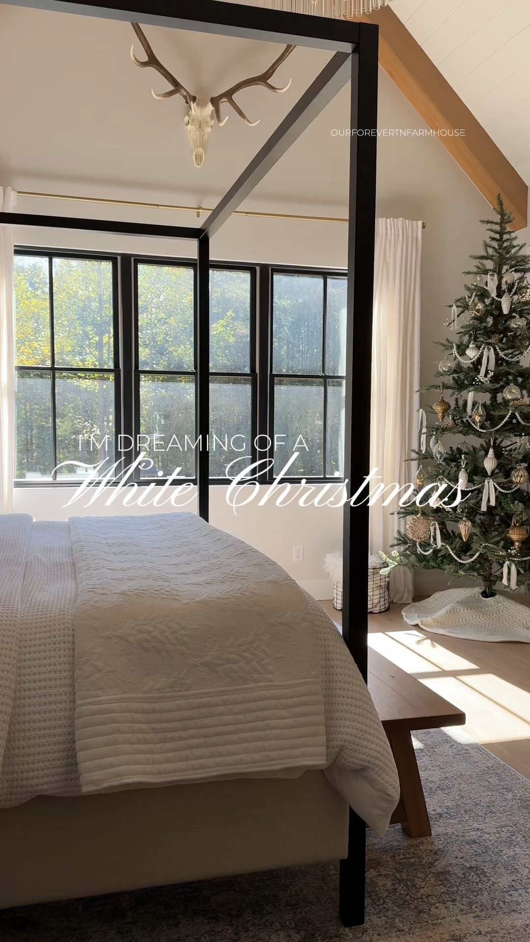 Still dreaming of a white Christmas ✨
Last year’s bedroom was all things snowy, glowing, and serene, and I’m still not over it 🤍
There’s something so calming about a snowy palette at Christmas, still one of my favorite spaces I’ve ever decorated.
#WhiteChristmasDecor #ElegantHolidayHome #TimelessInteriors #NeutralChristmas #RefinedSeasonalStyle #ModernFarmhouseDecor #WinterWhites #CozyLuxury #HomeInspo #HolidayHomeStyle #UnderstatedElegance #SnowySerenity

#LTKHoliday #LTKHome #LTKSeasonal