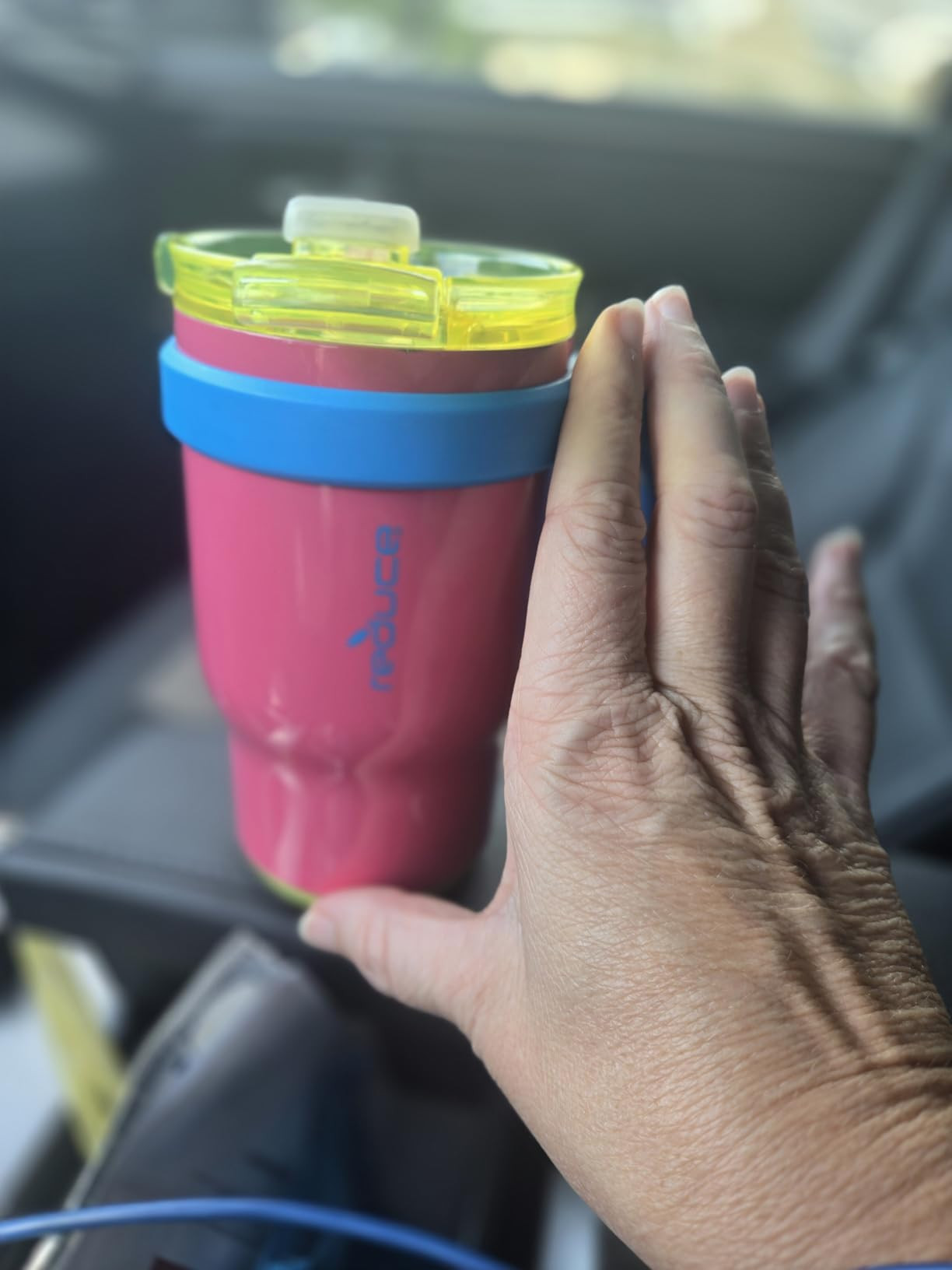 REDUCE 14 Oz Coldee Kids Tumbler with Lid and Straw - Coldee Insulated Travel Mug - Spill-Proof, ... | Amazon (US)