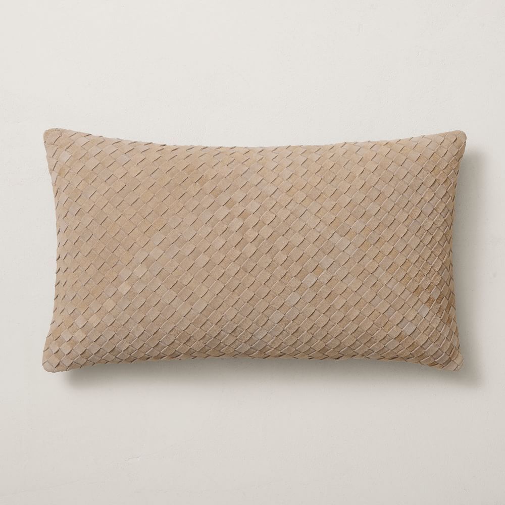 Woven Suede Pillow Cover | West Elm (US)