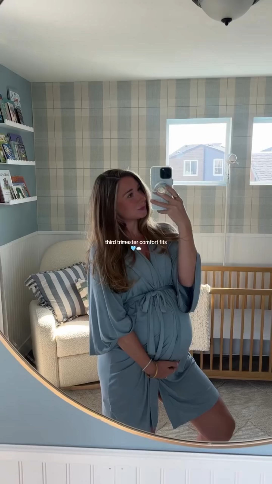 living in these comfort fits for my last final weeks of pregnancy 🩵☁️ 

🔗 Everything linked in my Shopmy + LTK

#36weekspregnant #thirdtrimester #comfortoutfits #maternitystyle