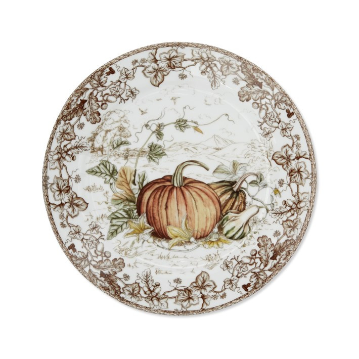 Plymouth Pumpkin Dinner Plates | Williams-Sonoma
