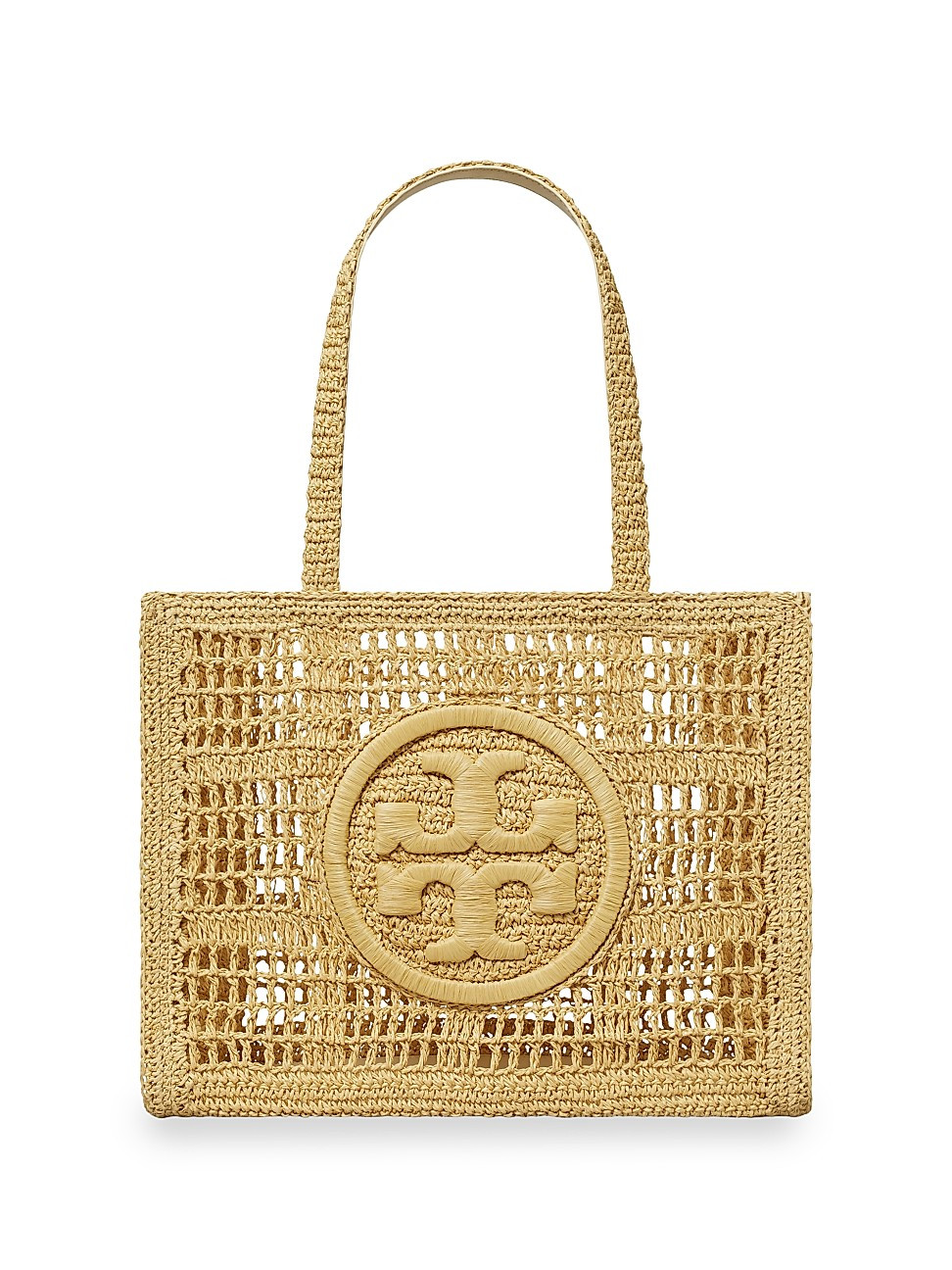 Women's Small Ella Crochet Straw Tote Bag - Natural | Saks Fifth Avenue
