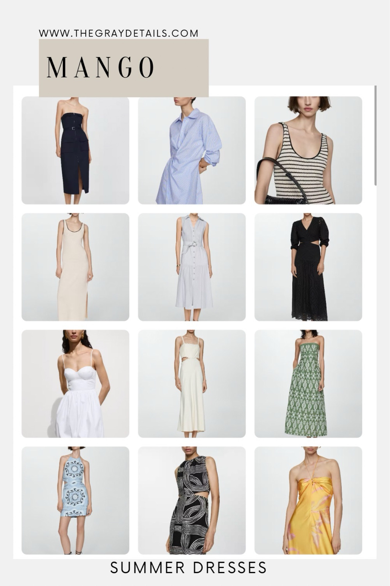 Mango summer dresses 

#LTKParties #LTKTravel