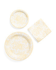 48pc Plates And Napkins Set | Office & Storage | Marshalls | Marshalls