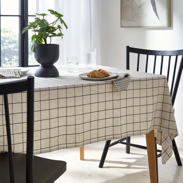Wide Check Tablecloth | Dunelm (migrated)