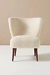 Chunky Woven Petite Accent Chair | Anthropologie (US)