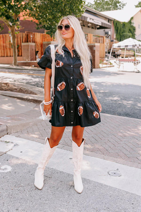 Down, Set, Celebrate Mini Dress | Impressions Online Boutique