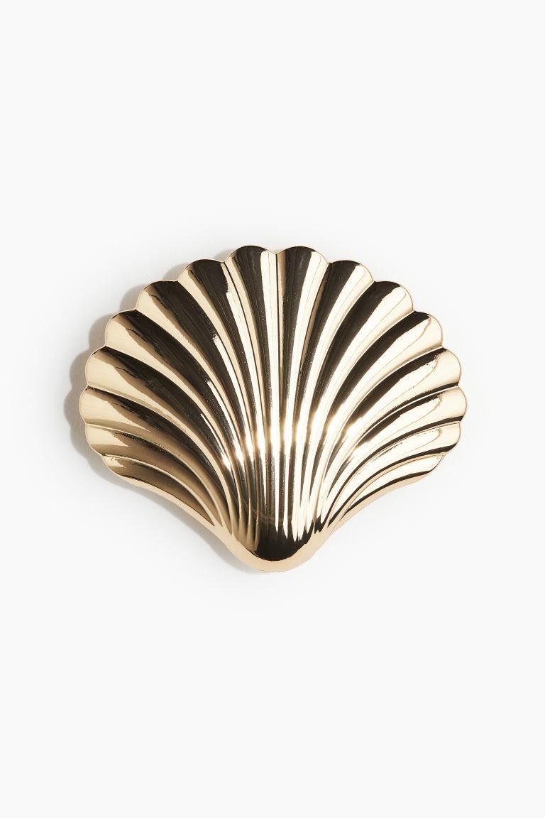 Shell-shaped hair clip - Gold-coloured - Ladies | H&M GB | H&M (UK, MY, IN, SG, PH, TW, HK)