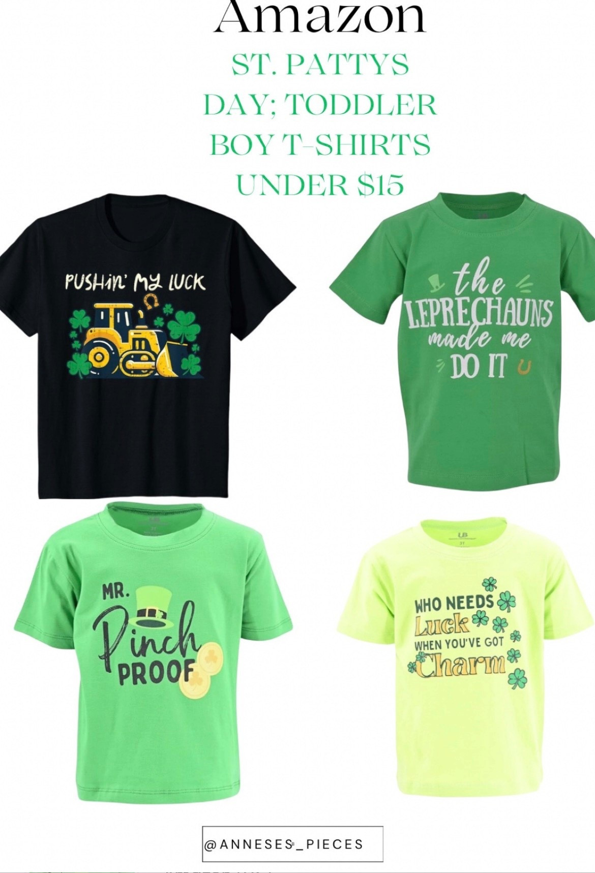 St pattys day is coming up. I’ve learned from the past shirts sell out fast! #toddler shirts # kids #tshirts #greenshirts #schooldays 

#LTKBaby #LTKmomlife #LTKKids