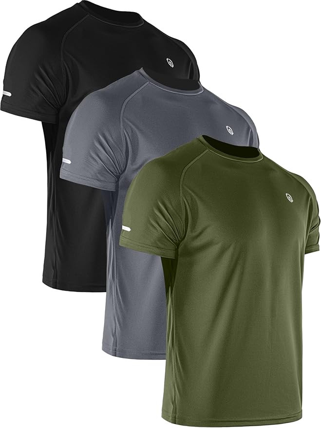 NELEUS Men's Dry Fit Mesh Athletic Shirts | Amazon (US)