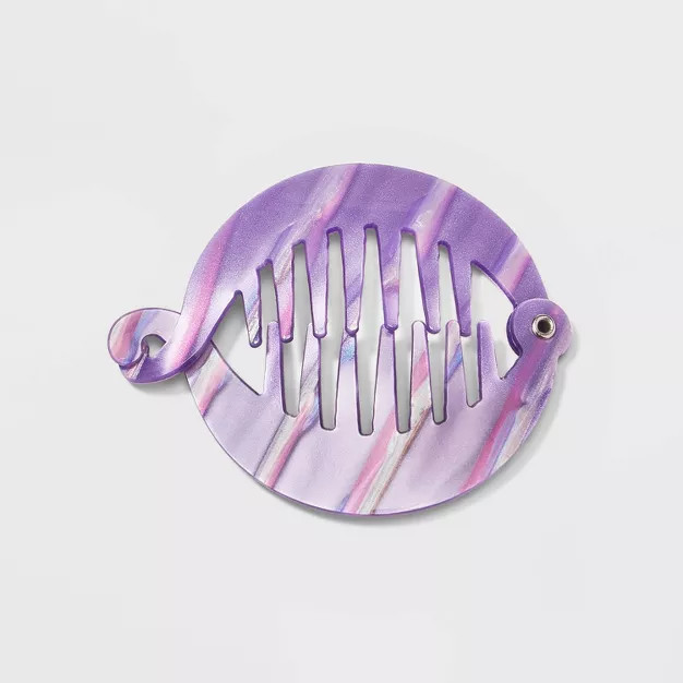 Striped Banana Hair Clip - Wild Fable™ Purple | Target