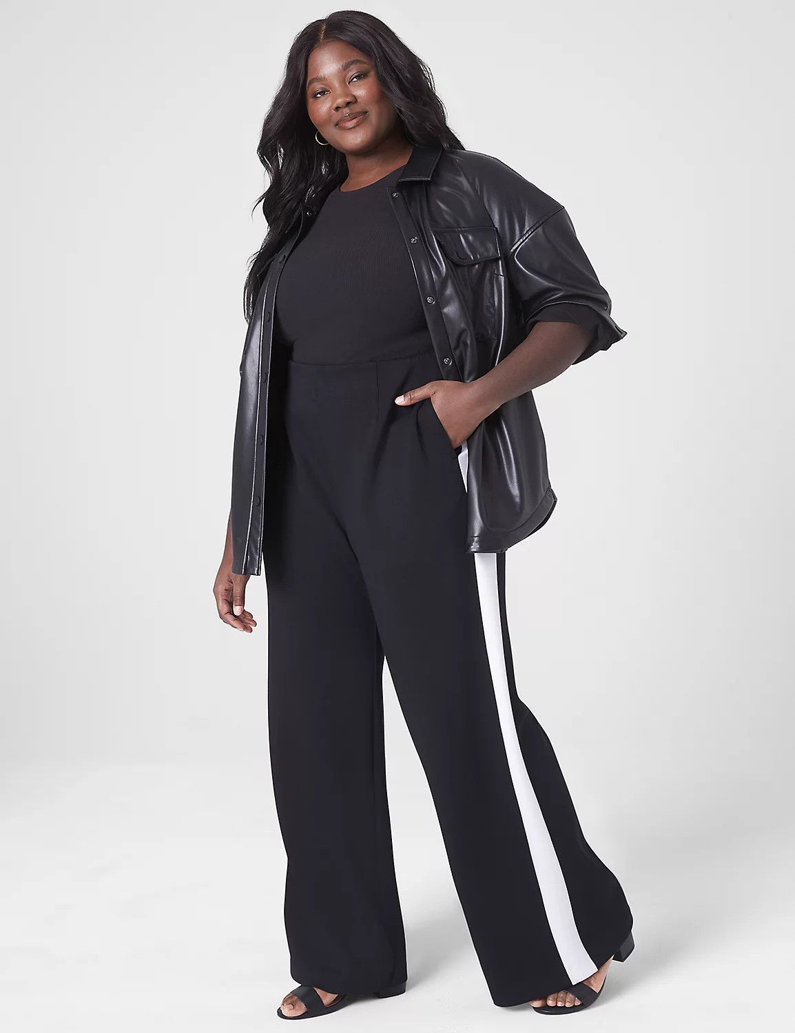 Journey Knit High-Rise Wide Leg Pant | LaneBryant | Lane Bryant (US)