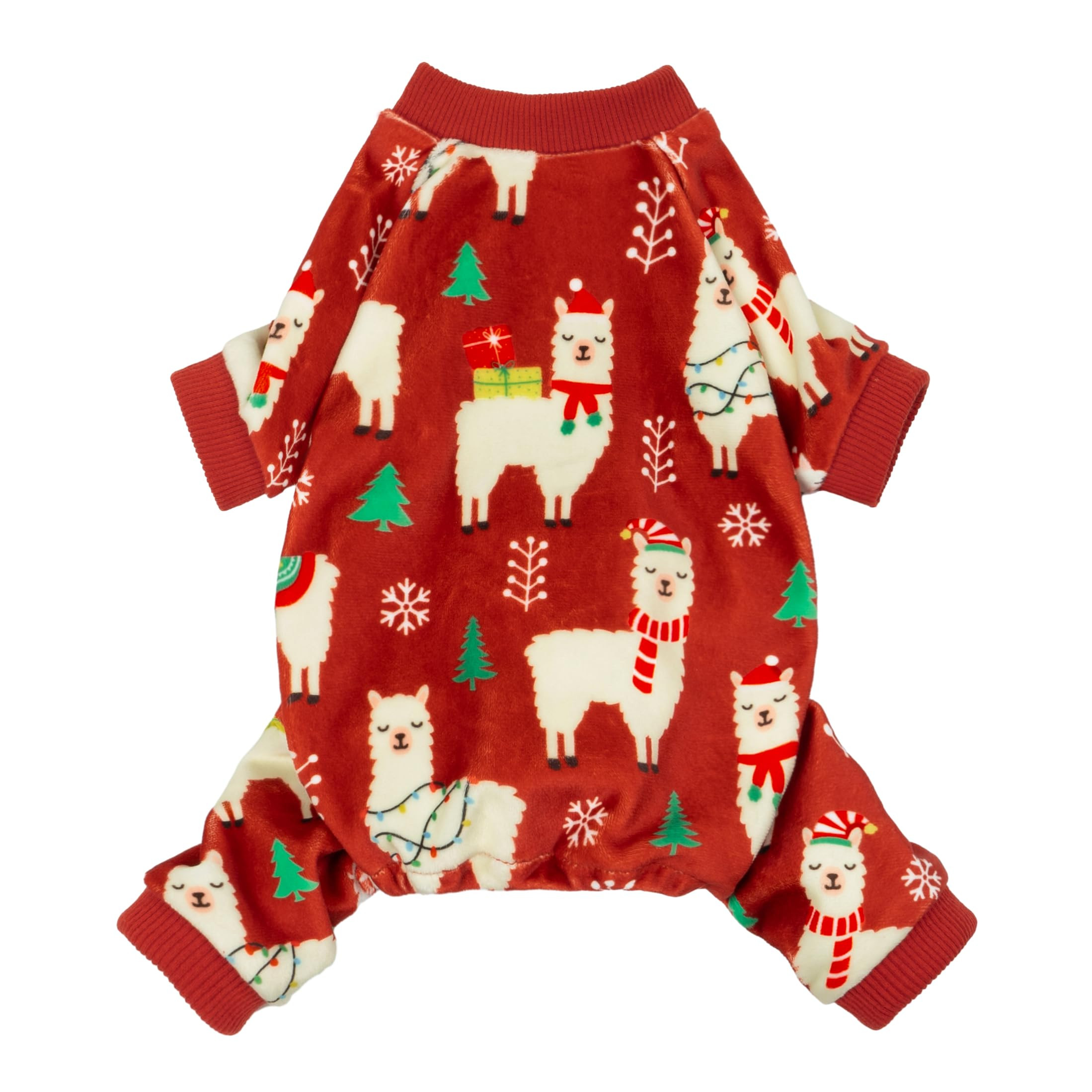Fitwarm Christmas Alpaca Dog Pajamas, Christmas Clothes for Small Dogs Boy Girl, Holiday Pet Outf... | Amazon (US)