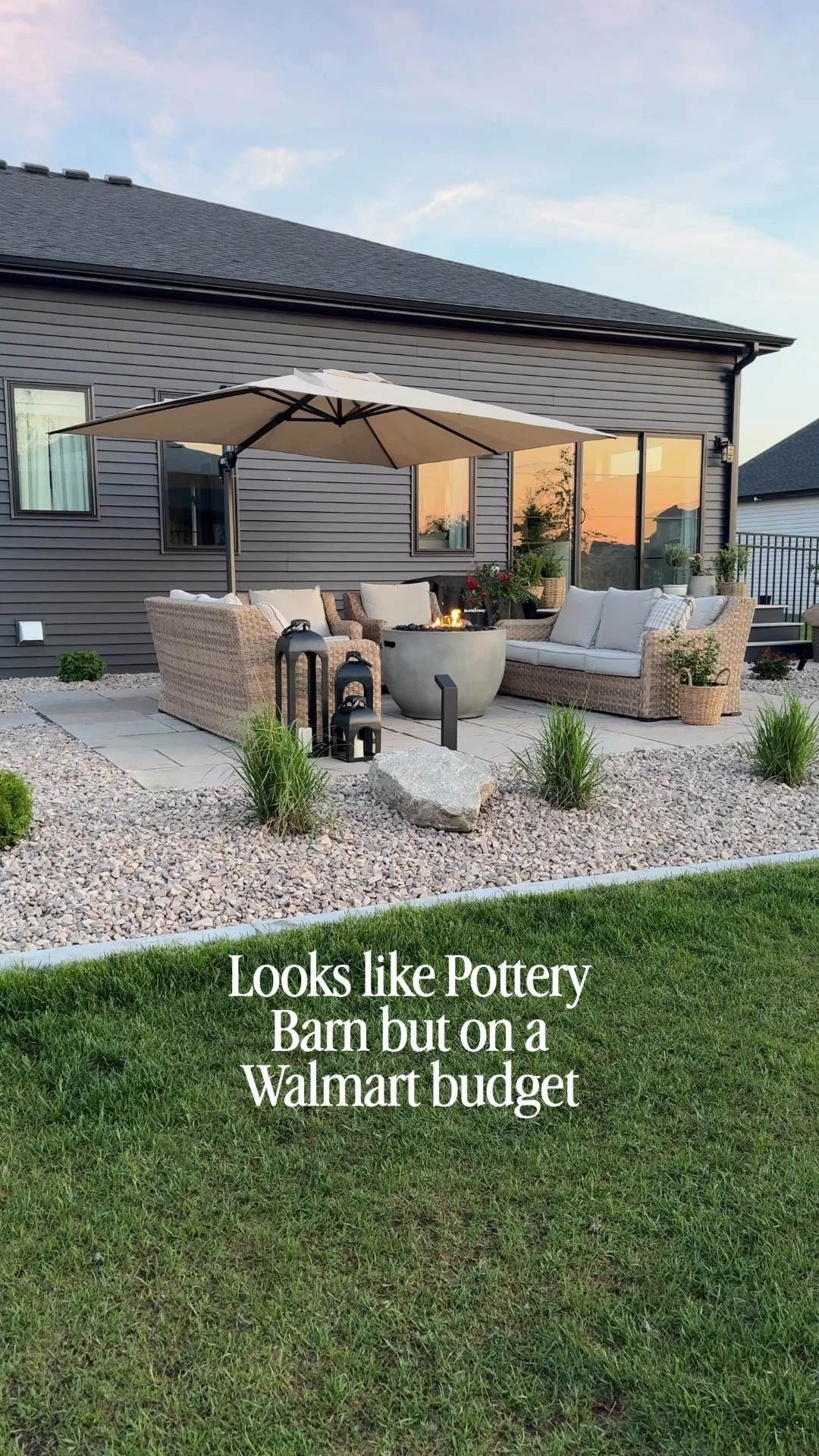 Currently in stock! The prettiest patio set that looks like Pottery Barn but is from Walmart! We used 2 swivel chairs and 2 sofas to achieve this look. I love that you can buy individual pieces or a complete set to customize your patio. 

Also comes with heavy duty covers!

#walmarthome #walmartpatio #patiofurniture #patioinspo #outdoorliving 

#LTKSeasonal #LTKHome