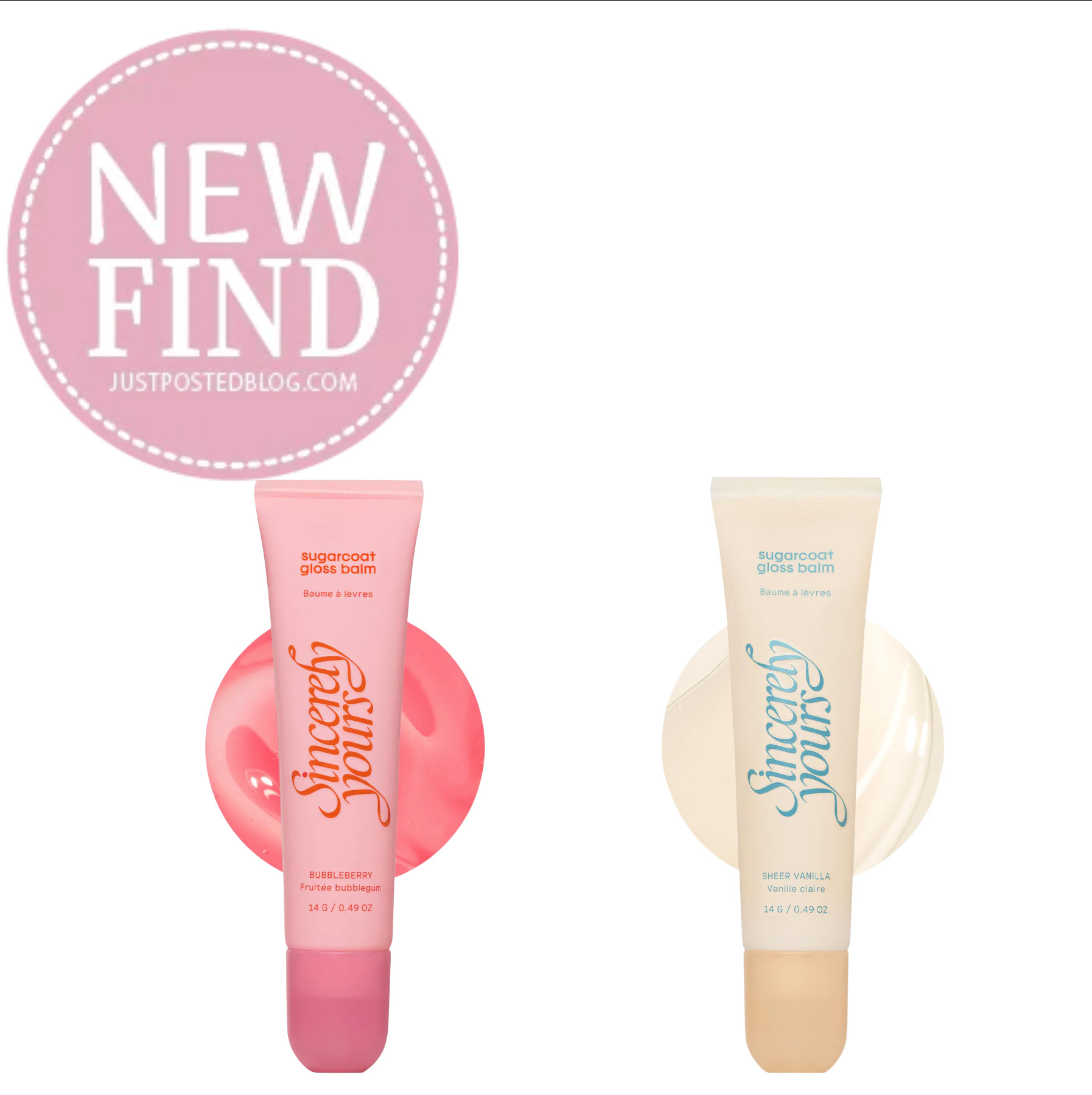 New Sincerely Yours lip glosses!! Lucy LOVES this brand!! 

 