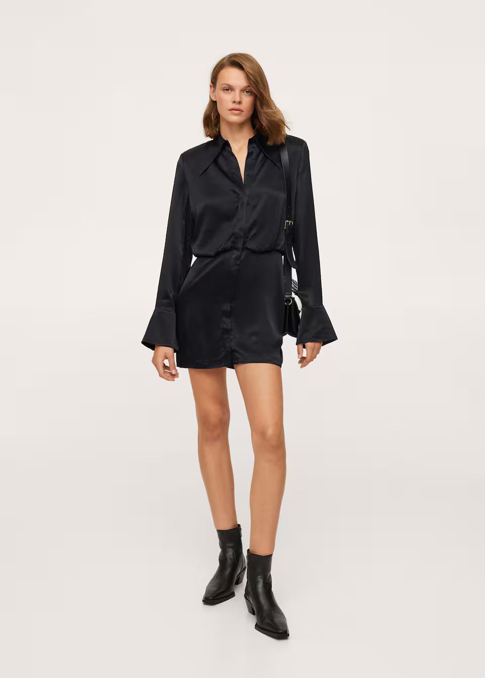 Button shirt dress | MANGO (US)